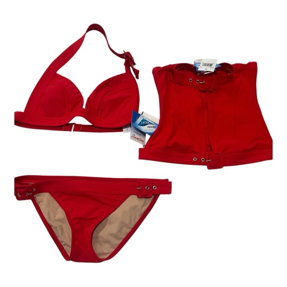 Red Women's Bikini Set - Picture 1 of 5